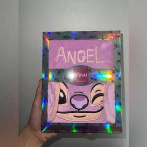 Angel notebook pink Disney stitch angel notebook new soft pink cute soft